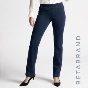 Betabrand Straight-Leg Classic Jeans